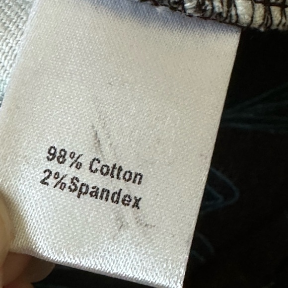 Tucker NYC Midnight Peony Stretch Organic Cotton Twill 5 Pocket Style Zipper Fly - Picture 11 of 15